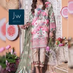 Asifa and Nabeel Linen 3 Piece Suit 002