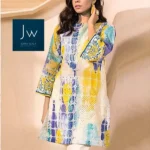 Gul Ahmed linen Yellow And Blue 001